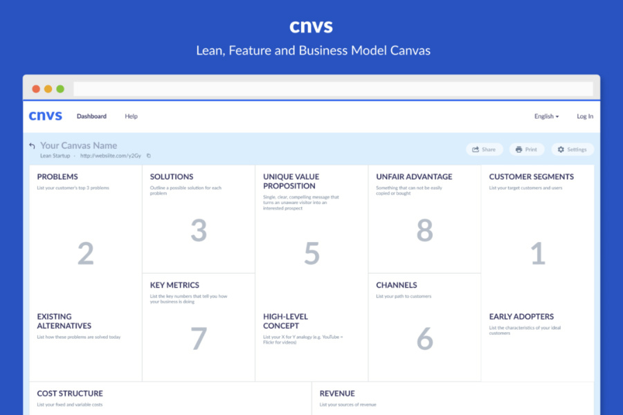CNVS - Canvas Builder