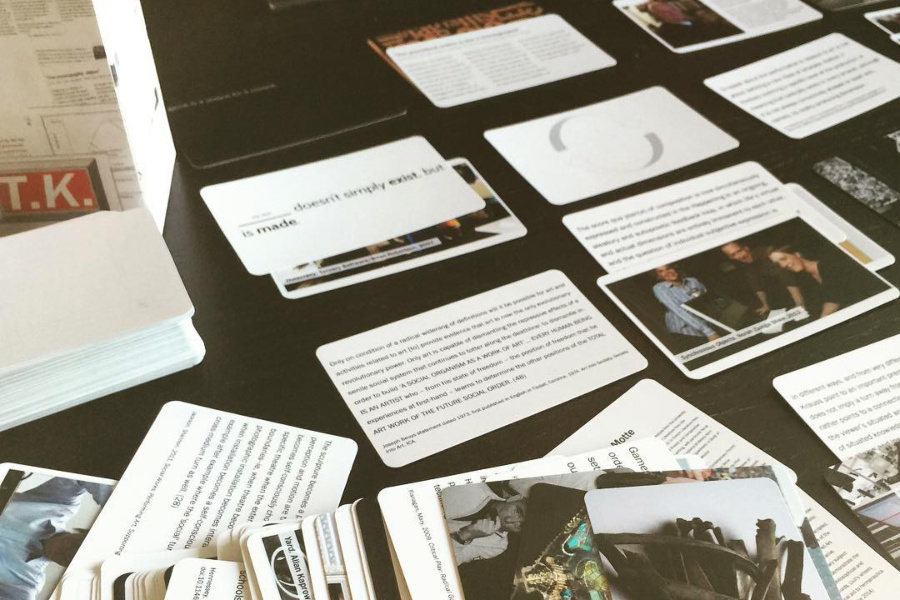 Card Game for Writing a Book